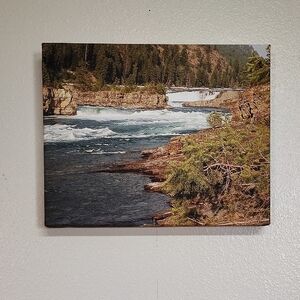 Scenic River Canvas Art 11 x 14 Wrap Around Design